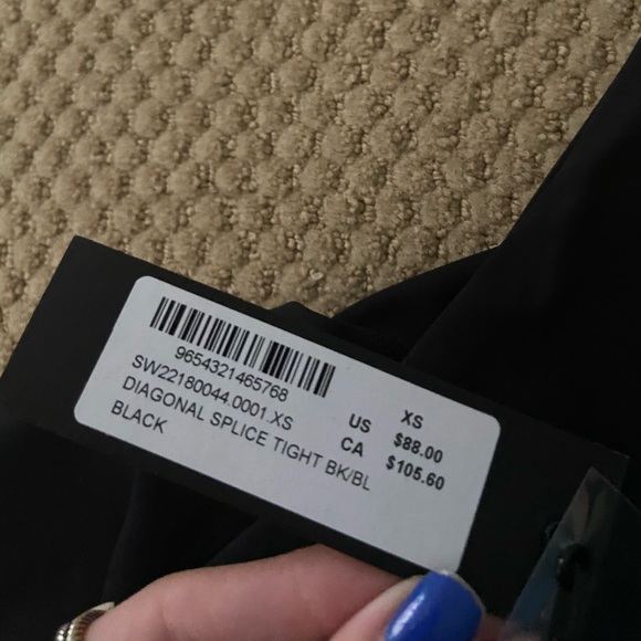 COPY - Soul by Soulcycle Leggings Blue and Black NWT - Picture 7 of 8